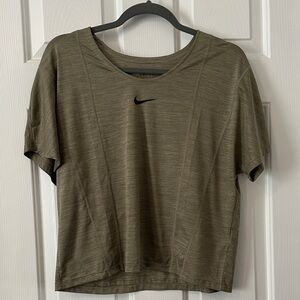 Nike Khaki Women's Short Sleeve Tee